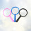 12Pcs 0.2X Plastic Handheld Mini Magnifying Glass For Kids 8