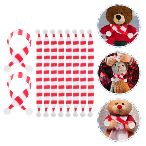 20 Pièces Écharpes Pour De Noël, Accessoires Rembourrés 2