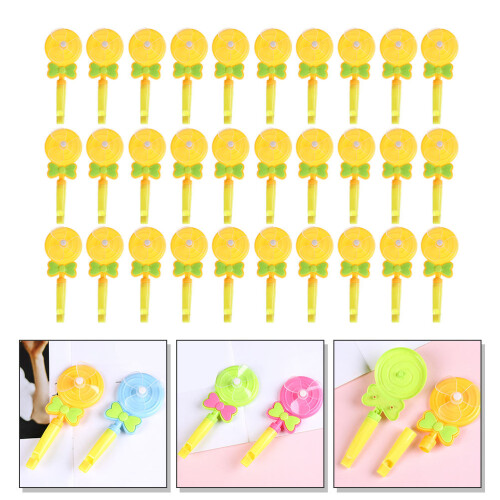 30 Pièces Sifflet Éolienne Pour Enfants Couleur Aléatoire 2