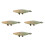 4Pcs Realistic Plastic Atractosteus Spatula Fish Model Educational Toy 7