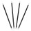 4Pcs Spell Casting Stick Plastic Black White Wand Prop 11
