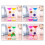2 Pcs Double Heart Oil Hourglass Liquid Motion Bubble Timer 3