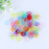 500Pcs 19Mm Colorful Transparent Plastic Chips Mixed Colors 9
