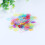 500Pcs 19Mm Colorful Transparent Plastic Chips Mixed Colors 10