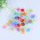 500Pcs 19Mm Colorful Transparent Plastic Chips Mixed Colors 5