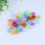 500Pcs 19Mm Colorful Transparent Plastic Chips Mixed Colors 4