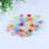 500Pcs 19Mm Colorful Transparent Plastic Chips Mixed Colors 6