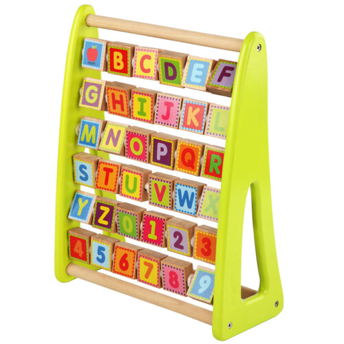 Wooden Alphabet And Math Learning Board Toy For Kids