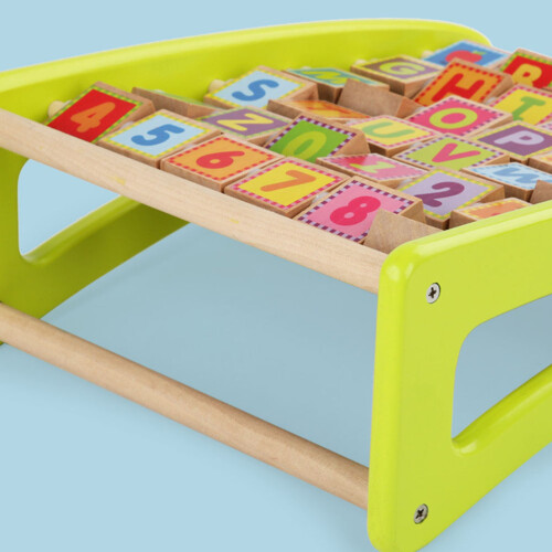 Wooden Alphabet And Math Learning Board Toy For Kids 2