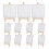 12 Pièces Toiles Multifonction Petits Chevalets Pour Peinture Diy 11