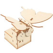 1 Set Holz Schmetterlinge Diy Baubausatz Spielzeug