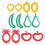 3 Sets Plastic Dough Accessories: Fruit Cutters And Clay Tools For Kids 2