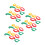 3 Sets Plastic Dough Accessories: Fruit Cutters And Clay Tools For Kids 4