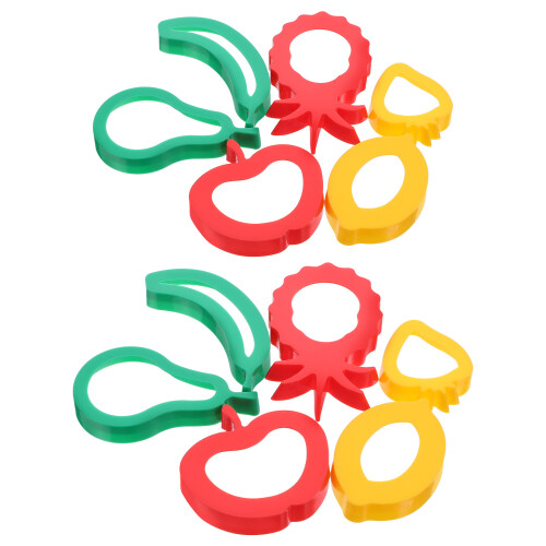 3 Sets Plastic Dough Accessories: Fruit Cutters And Clay Tools For Kids 2