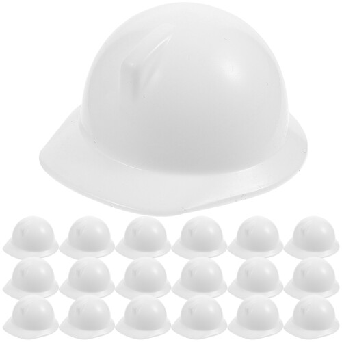 20 Pièces Chapeaux De Construction Pour Poupées Mini Rigides