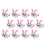 12Pcs Mini Cartoon Pull-Back Vehicles Kids Educational Toys 1