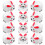 12Pcs Mini Cartoon Pull-Back Vehicles Kids Educational Toys 8