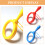 3Pcs Kids Magnifying Glasses 3.5X-5X With Handle For Science Reading 9