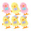 6Pcs Easter Wind Up Chick Plush Toy For Kids Jumping Chicken 8