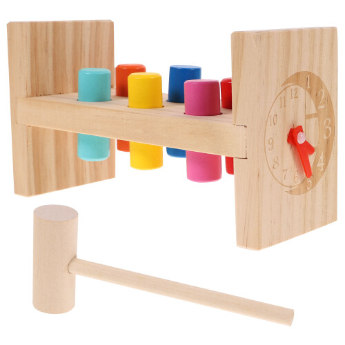 2 Juegos De De De Madera Coloridas Para 1