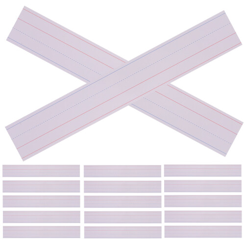 30Pcs Ruled Sentence Writing Strips School Supplies