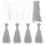 5 Unidades De Cabello Para Muñecas Artesanías DIY 5