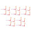 20 Pcs Anatomy Model Body Parts Study Tools Science Kit Muscle Display 9
