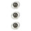 3Pcs 3D Saturn Crystal Splicing DIY Plastic Puzzle Toy Dark Grey 8