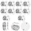 10Pcs Spring Base Dancing Toy Car Dashboard Doll Shaking Head 6