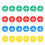 24Pcs Colorful Chess Pieces For Flight Chess Game 1