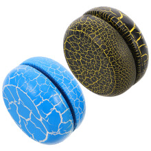 2 Unidades Mini Yoyo De Madera Con Cuerda Para Niños