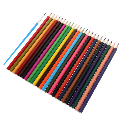 72 Pcs Water Soluble Colored Pencils Pre-Sharpened For Children 2