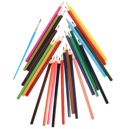 72 Pcs Water Soluble Colored Pencils Pre-Sharpened For Children 1
