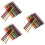 72 Pcs Water Soluble Colored Pencils Pre-Sharpened For Children 9