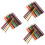 72 Pcs Water Soluble Colored Pencils Pre-Sharpened For Children 8