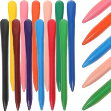 12 Colors Non Toxic Washable Crayons For Toddlers And Kids