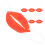 6Pcs Funny Cosplay Props Thick Lips Sausage Mouth Plastic 9