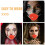 6Pcs Funny Cosplay Props Thick Lips Sausage Mouth Plastic 7