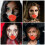 6Pcs Funny Cosplay Props Thick Lips Sausage Mouth Plastic 3