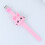 Silicone Led Coniglio Rosa 3