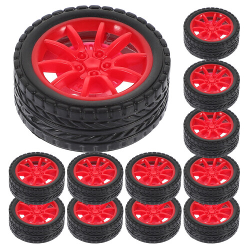 40Pcs 30Mm High Precision Toy Car Wheels For Science And Diy Projects