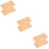 24 Pcs Wooden Domino Trays Multi-Function Desktop Racks Diy Base 11