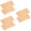 24 Pcs Wooden Domino Trays Multi-Function Desktop Racks Diy Base 9