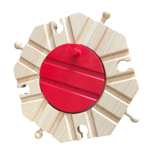 Ensemble De Pièces Ferroviaires En Bois Pour Enfants