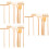 18 Pcs Zen Garden Tools Set With Sand Tray And Rake 7