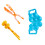 3Pcs Plastic Clip Interactive Toy Random Color 3