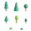 Wooden Tree Building Blocks Educational Forest Stacking Toy Set 1