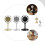 3Pcs Retro Condenser Microphone Vintage Model 10