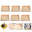 6Pcs Unfinished Wood Serving Trays For 5