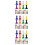 384 Pcs Small Plastic Chess Pawns Multicolor Tabletop Markers 7